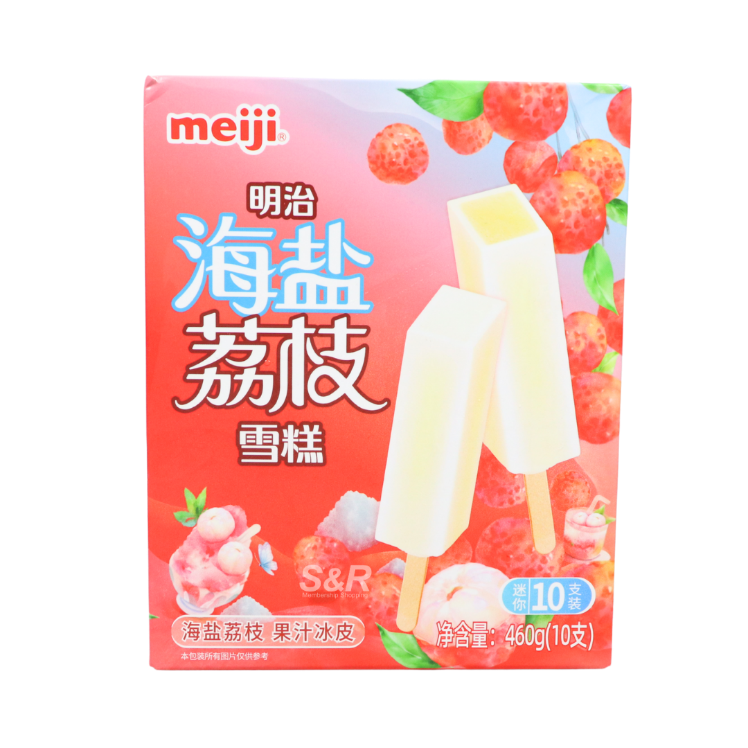 Meiji Sea Salt Lychee Ice Cream 46g x 10 pcs
